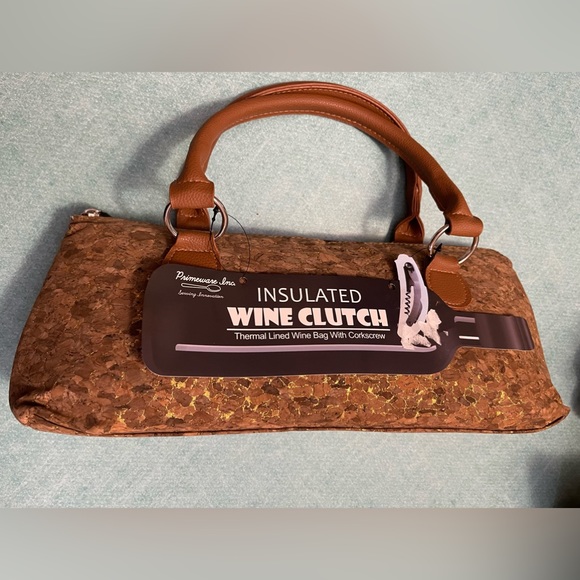 Other - Primeware Wine Clutch Bag NWT (Thermal Insulated) Carry Tote